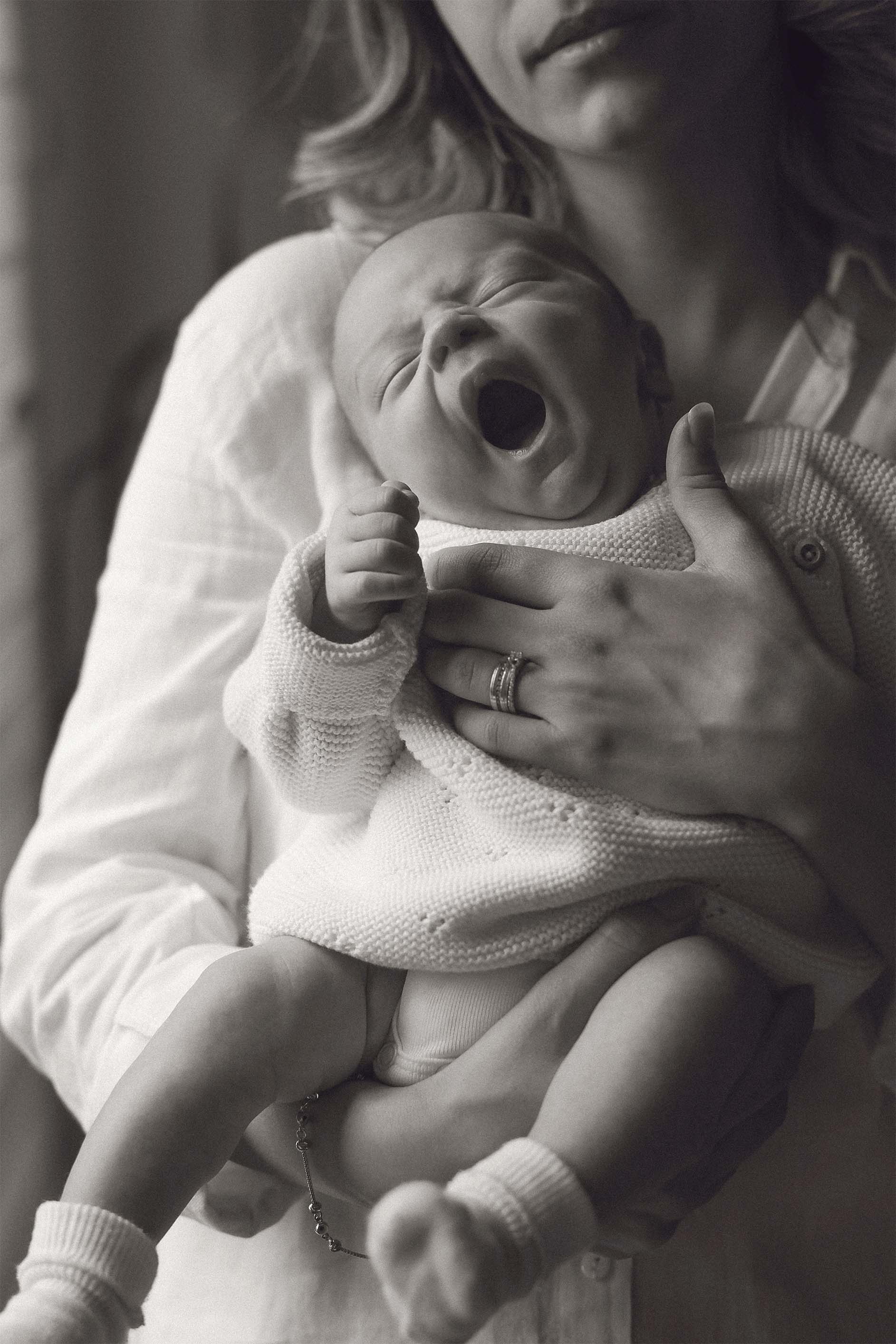 Anne ve bebek fotoğrafı